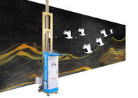 Stampante Liftable della parete 3d della ferrovia, macchina automatica della pittura dell'immagine della parete