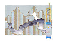 Stampatore verticale Robot della parete del riscaldamento multicolore dell'inchiostro
