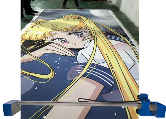 Cmykw 5 colora la stampa a base piatta multifunzionale di messa a terra del pavimento di For Parking Space della stampante dell'inchiostro uv